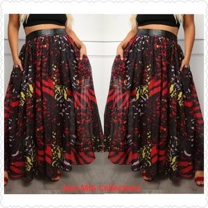 Long flowy skirt